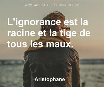 Citation de Aristophane