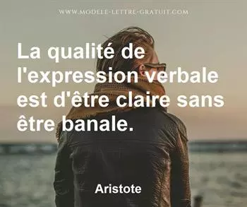 Citation de Aristote