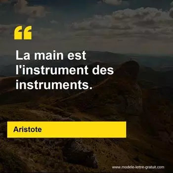 Citation Aristote