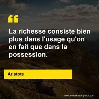 Citation Aristote
