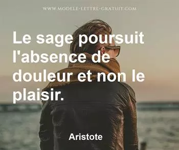 Citation de Aristote