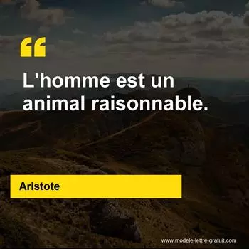 Citation Aristote