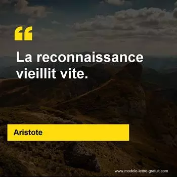 Citation Aristote