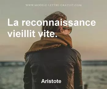 Citation de Aristote