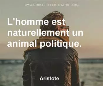 Citation de Aristote