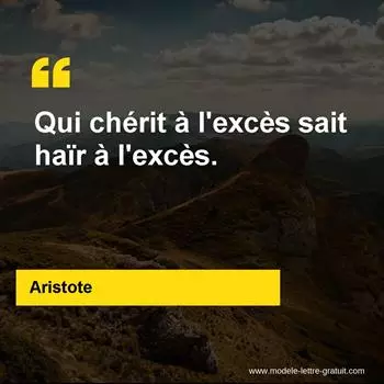 Citation Aristote