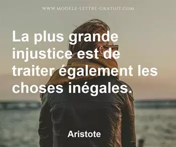 Citation de Aristote