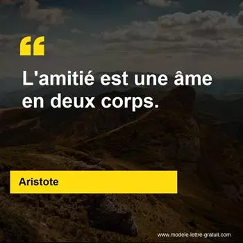 Citation Aristote