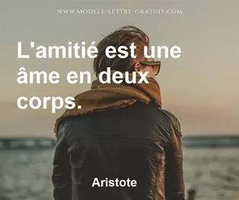Citation de Aristote