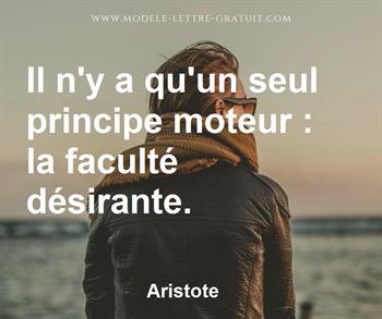 Citation de Aristote