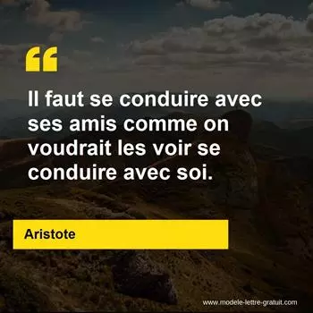 Citation Aristote