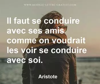Citation de Aristote