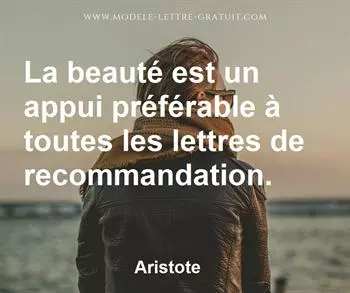Citation de Aristote