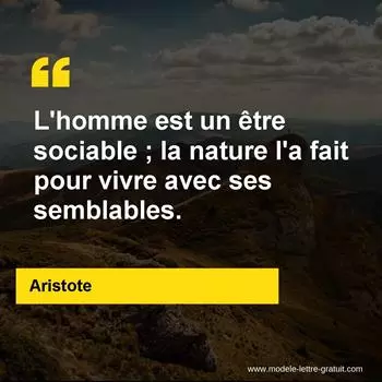 Citation Aristote