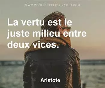 Citation de Aristote
