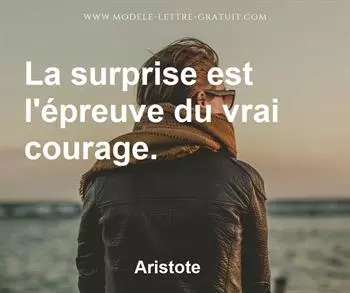 Citation de Aristote