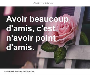Citations Aristote