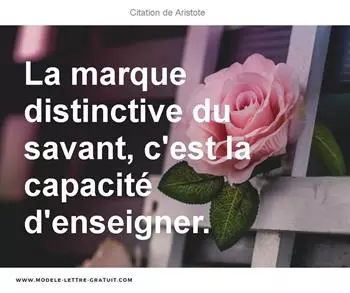 Citations Aristote