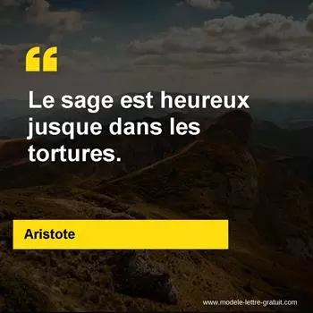 Citation Aristote