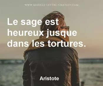 Citation de Aristote