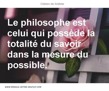 Citations Aristote
