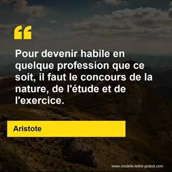 Citation Aristote