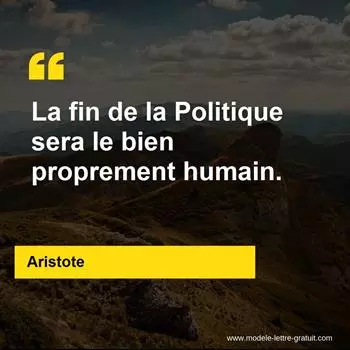 Citation Aristote