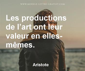 Citation de Aristote