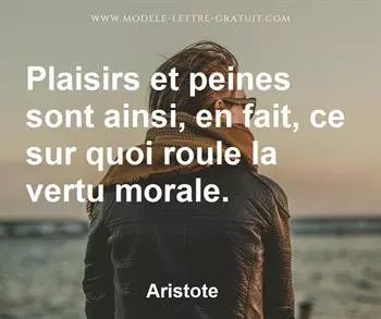 Citation de Aristote