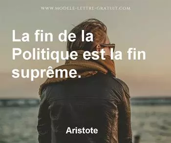 Citation de Aristote