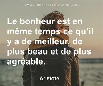 Citation de Aristote