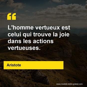 Citation Aristote