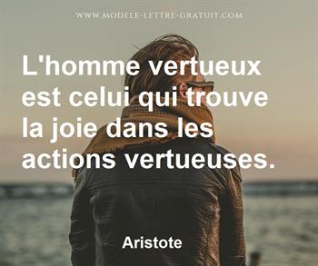 Citation de Aristote