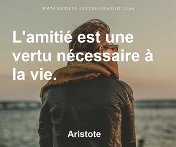 Citation de Aristote