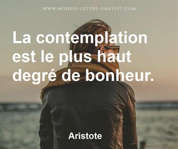 Citation de Aristote