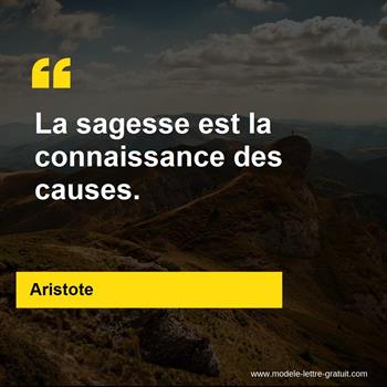 Citation Aristote