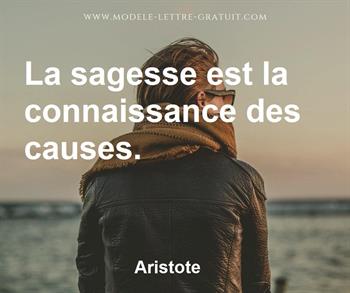 Citation de Aristote