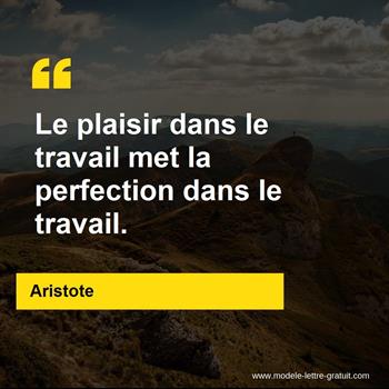 Citation Aristote