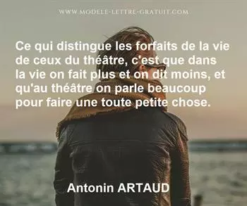 Citation de Antonin ARTAUD