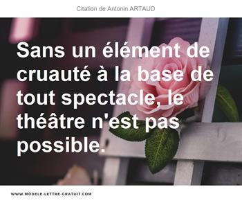 Citations Antonin ARTAUD
