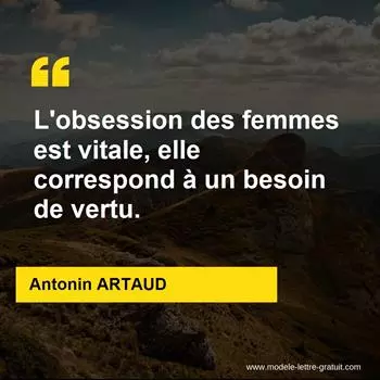 Citation Antonin ARTAUD