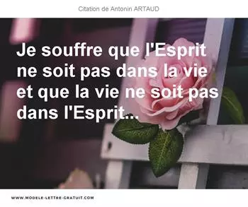Citations Antonin ARTAUD