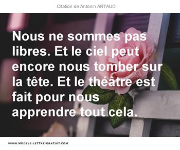 Citations Antonin ARTAUD