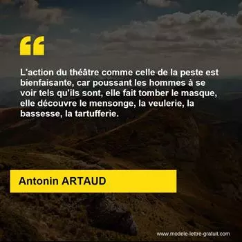Citation Antonin ARTAUD