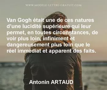 Citation de Antonin ARTAUD