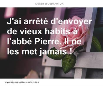 Citations José ARTUR