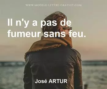 Citation de José ARTUR