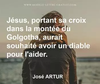 Citation de José ARTUR