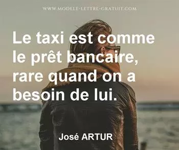 Citation de José ARTUR