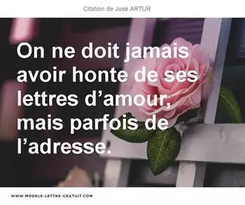 Citations José ARTUR